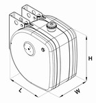 nádrž volvo výkres