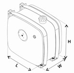 Nádrž olej klasik 22